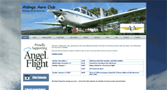 Desktop Screenshot of aldingaaeroclub.org.au